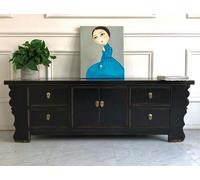 OPIUM OUTLET Meuble meuble commode chinois asiatique oriental, entièrement assemblé