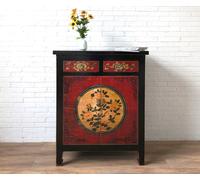 OPIUM OUTLET Meuble meuble commode chinois asiatique oriental, entièrement assemblé