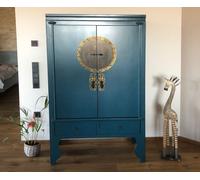 OPIUM OUTLET Meuble meuble commode chinois asiatique oriental, entièrement assemblé