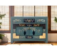 OPIUM OUTLET Meuble meuble commode chinois asiatique oriental, entièrement assemblé