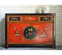 OPIUM OUTLET Meuble meuble commode chinois asiatique oriental, entièrement assemblé