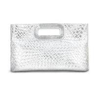 OPLERT Pochette pour femmes Sacs de soirée en simili cuir avec chaîne, pour cocktail et mariage