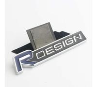 oPlsdqw Autocollant Badge Voiture pour Volvo R Design XC60 V70 S60 V40 V60 C30 V50, 3D en Métal Lettres Voiture Autocollants Auto-adhésifs Emblème - Voiture de Sticker de Décoration Extérieurs,A