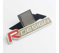 oPlsdqw Autocollant Badge Voiture pour Volvo R Design XC60 V70 S60 V40 V60 C30 V50, 3D en Métal Lettres Voiture Autocollants Auto-adhésifs Emblème - Voiture de Sticker de Décoration Extérieurs, C