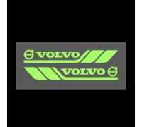 oPlsdqw Autocollant Badge Voiture pour Volvo S60 S90 XC40 XC60 XC90, 3D en Métal Lettres Voiture Autocollants Auto-adhésifs Emblème - Voiture de Sticker de Décoration Extérieurs, C Green