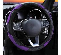 OPNHAY Couvre Volant de Voiture pour Sko-da Fabia, Housse de Volant Respirante en Cuir, Protection Volant Voiture Antidérapante - Auto Accessoires Interieur,Purple