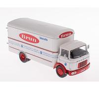 OPO 10 - Camion 1:43 Compatible avec Berliet GAK Fourgon - Biscuit Brun - BER68