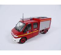 OPO 10 - Camion de Pompiers 1/43 Citroën Jumper Picot Véhicule de 1ère Intervention - Véhicule léger Sapeurs Pompiers Hachette CPL07