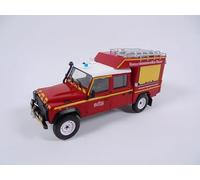 OPO 10 - Camion de Pompiers 1/43 Compatible avec Land Rover Defender 130 Véhicule d'intervention en Milieu périlleux (GRIMP) - Véhicule léger Sapeurs Pompiers Hachette CPL03