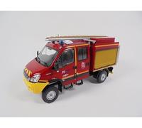 OPO 10 - Camion de Pompiers 1/43 Iveco Daily 4x4 GIMAEX - Véhicule léger Sapeurs Pompiers Hachette CPL36