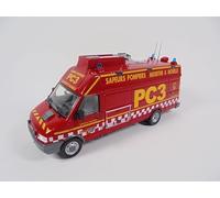 OPO 10 - Camion de Pompiers 1/43 Iveco Daily Véhicule Poste de Commandement - Véhicule léger Sapeurs Pompiers Hachette CPL11