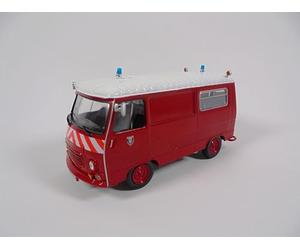 OPO 10 Camion de Pompiers 1/43 Peugeot J7 Voiture de Secours aux asphyxiés et blessés - Véhicule léger Sapeurs Pompiers Hachette CPL49