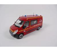 OPO 10 - Camion de Pompiers 1/43 Renault Master équipe cynotechnique - Véhicule léger Sapeurs Pompiers Hachette CPL43