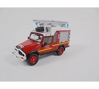 OPO 10 - Camion de Pompiers 1/43 UMM Alter CTD Véhicule de 1ère Intervention - Véhicule léger Sapeurs Pompiers Hachette CPL47