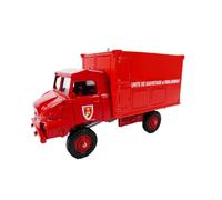 OPO 10 Camion de Pompiers Compatible avec Simca UNIC Shelter Unité de Sauvetage et déblaiement échelle 1/50 Solido Verem V3426