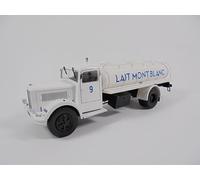 OPO 10 - Camion Miniature 1:43 Compatible avec Berliet GDR 7 D citerne Lait Mont Blanc -Hachette BER99