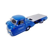 OPO 10 - Camion Plateau Transport de Voiture de Course 1/43 Compatible avec Mercedes-Benz - ALA01