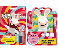 OPO 10 Carnet Fantaisie + Pop-Up Surprise Lapins Crétins