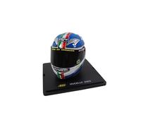 OPO 10 - Casque à l'échelle 1/5 de Valentino Rossi Moto GP MUGELLO Saison 2003 Compatible avec Honda RC211V - CR044