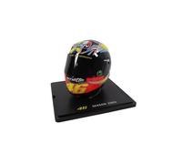 OPO 10 - Casque à l'échelle 1/5 de Valentino Rossi Moto GP Saison 2003 Compatible avec Honda RC211V - CR017