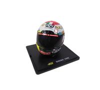 OPO 10 - Casque à l'échelle 1/5 de Valentino Rossi Moto GP Suzuka Saison 1998 Compatible avec Aprilia RS250 - CR045