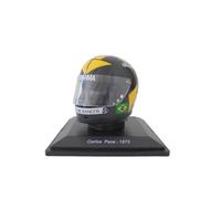 OPO 10 - Casque de Formule 1 Compatible avec Ferrari F1 : Carlos Pace 1973 - échelle 1/5 - CAS69