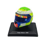 OPO 10 - Casque de Formule 1 Compatible avec Ferrari F1 : Felipe Massa Scuderia Ferrari #6 2006 - échelle 1/5 Spark - CAS86