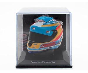 OPO 10 - Casque de Formule 1 Compatible avec Ferrari F1 : Fernando Alonso 2012 - échelle 1/5 - CAS05