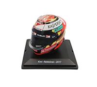 OPO 10 - Casque de Formule 1 Compatible avec Ferrari F1 : Kimi Räikkönen 2017 - échelle 1/5 Spark - CAS93