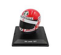 OPO 10 - Casque de Formule 1 Compatible avec Ferrari F1 : Niki Lauda 1977 - échelle 1/5 Spark - CAS95