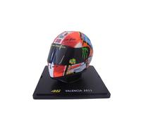 OPO 10 - Casque échelle 1/5 Valentino Rossi Moto GP Valencia Saison 2011 - CR015