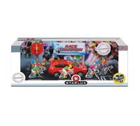 OPO 10 - Coffret Jouet pour Enfant STARLUX Le Monde du Cyclisme Peugeot 4007 + 7 Coureurs Cyclistes échelle 1/32