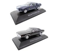OPO 10 - Ensemble de 2 Voitures Miniatures 1/43 Compatible avec Shelby GT500 + Dodge Charger - ACL01