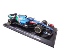 OPO 10 - Formule 1 Compatible avec Alpine A521 Fernando Alonso 2021 Saudi Arabia Grand Prix - 1/24 Voiture Miniature OR081