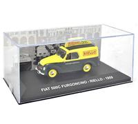 OPO 10 - Fourgon Miniature échelle 1/43 Compatible avec Fiat 500C FURGONCINO 1959 - camionnette C62