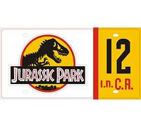 OPO 10 - Jurassic Park - réplique de la Plaque d'immatricluation de la Jeep Wrangler du Film (55)