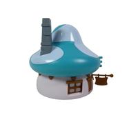 OPO 10 La demie Maison des Schtroumpf Verte (Turquoise) + Stickers - Deagostini Collection - Hauteur 15cms - A décorer avec Les Stickers fournis - Vert D - DMS7