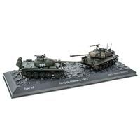 OPO 10 - Lot de 2 Chars Militaires 1:72 World of Tanks : Type 59 + M41 Walker Bulldog Bataille de Dong Ha Vietnam 1972 (OT7+OT8)