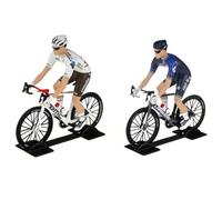 OPO 10 - Lot de 2 Figurines Coureurs Cyclistes Tour de France 2023 - Compatible avec SOLIDO 1/18 - TDF12-13