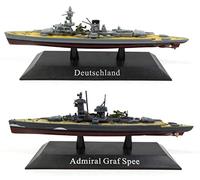 OPO 10 - Lot de 2 navires de Guerre 1/1250 : Deutschland + Admiral GRAF SPEE (WS09+WS03)