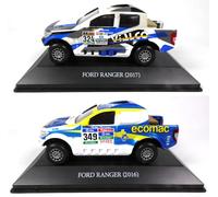 OPO 10 - Lot de 2 Voitures 1/43 Rallye Dakar Compatible avec Ford Ranger (LDK3)