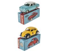 OPO 10 - Lot de 2 Voitures compatibles avec Alfa Romeo Giulietta + Volkswagen Coccinelle Swiss Post 1/48 Mercury Collection par Hachette LMA7