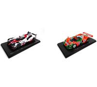 OPO 10 - Lot de 2 Voitures Le Mans Spark 1/43 pour Hachette Japon : Toyota TS050 2017 + Mazda 787B 1991 (01+02)