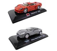 OPO 10 - Lot de 2 Voitures Supercars 1/43 Compatible avec Aston Martin One-77 + Saleen S7 - IXO SL43
