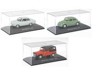 OPO 10 - Lot de 3 Voiture 1/43 Compatible avec Opel Kadett B + Volkswagen Coccinelle + Citroën FAF Pony - LCC4