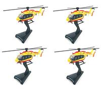 OPO 10 - Lot de 4 hélicoptères identiques : HELICOPTERE Eurocopter EC 145 SECURITE Civile F ZBPQ 1/90