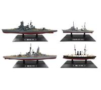 OPO 10 - Lot de 4 Navires de Guerre WW2 et WW1 Japonais 1/1100 : Kirishima + Katori + Haruna + Mikasa / LT49