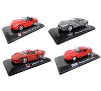 OPO 10 - Lot de 4 Voitures Supercars 1/43 Compatible avec Dodge + Aston Martin + Saleen + TVR - SL50