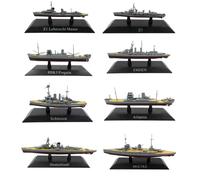 OPO 10 - Lot de 8 navires de Guerre 1/1250 Deutschland HSK5 Z1 LEBERECHT Atlantis SCHLESIEN Z24 MOLTKE Emden - LWS38
