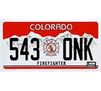 OPO 10 - Plaque D' IMMATRICULATION de Voiture USA - réplique en métal : Colorado (N8)